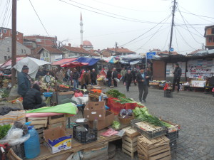 Trh v Prištině, Kosovo