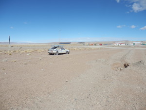 Hraniční přechod Paso de Jama mezi Argentinou a Chile (4400m.n.m)