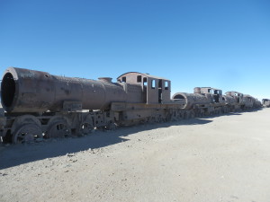 Hřbitov lokomotiv, Bolívie