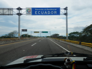 Byl jsem už v Ekvádoru, bohužel mě policista ještě vrátil na hranici s Peru asi 30km, protože mi chybělo nějaké razítko...